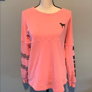 PINK Oversized Pullover Sweatshirt